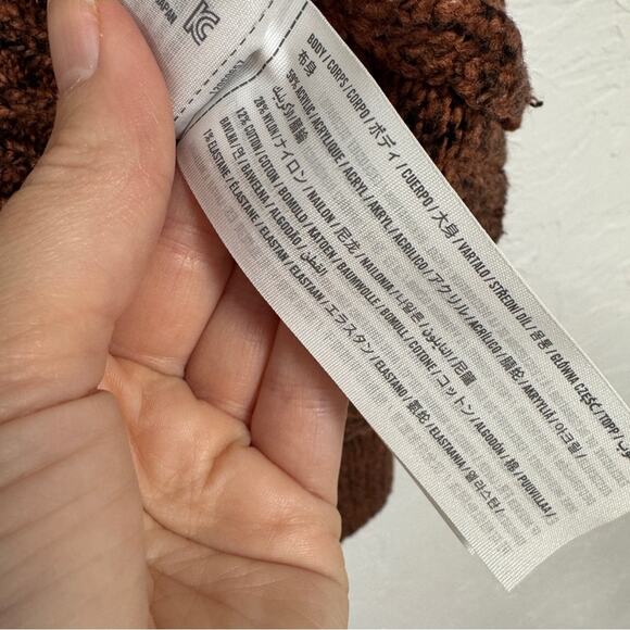 Abercrombie & Fitch Orange Crew Neck Sweater Mens L Casual Preppy Pullover - Picture 4 of 10